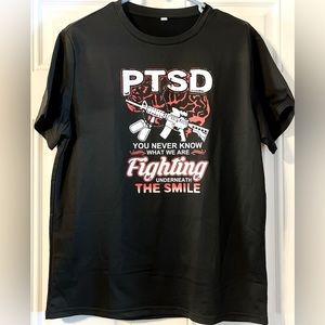 PTSD TShirt T Shirt Men’s S Small Unisex Women’s M. New NWOT